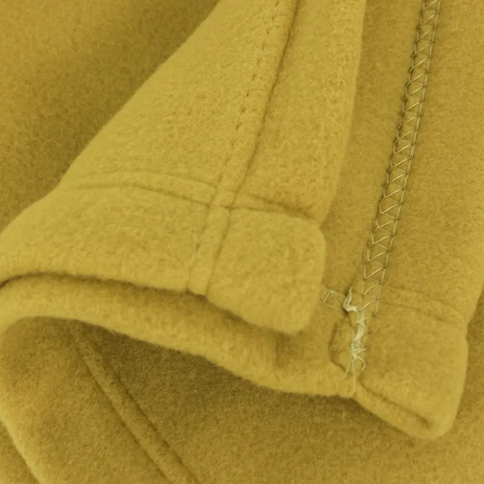 Couverture polaire 240x260 cm 100% Polyester 350g/m2 TEDDY Jaune Miel