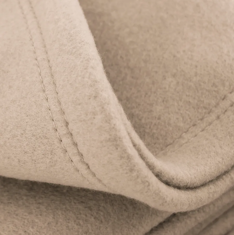 Couverture polaire 240x260 cm Isba Sable 100% Polyester 320g/m2 non-feu