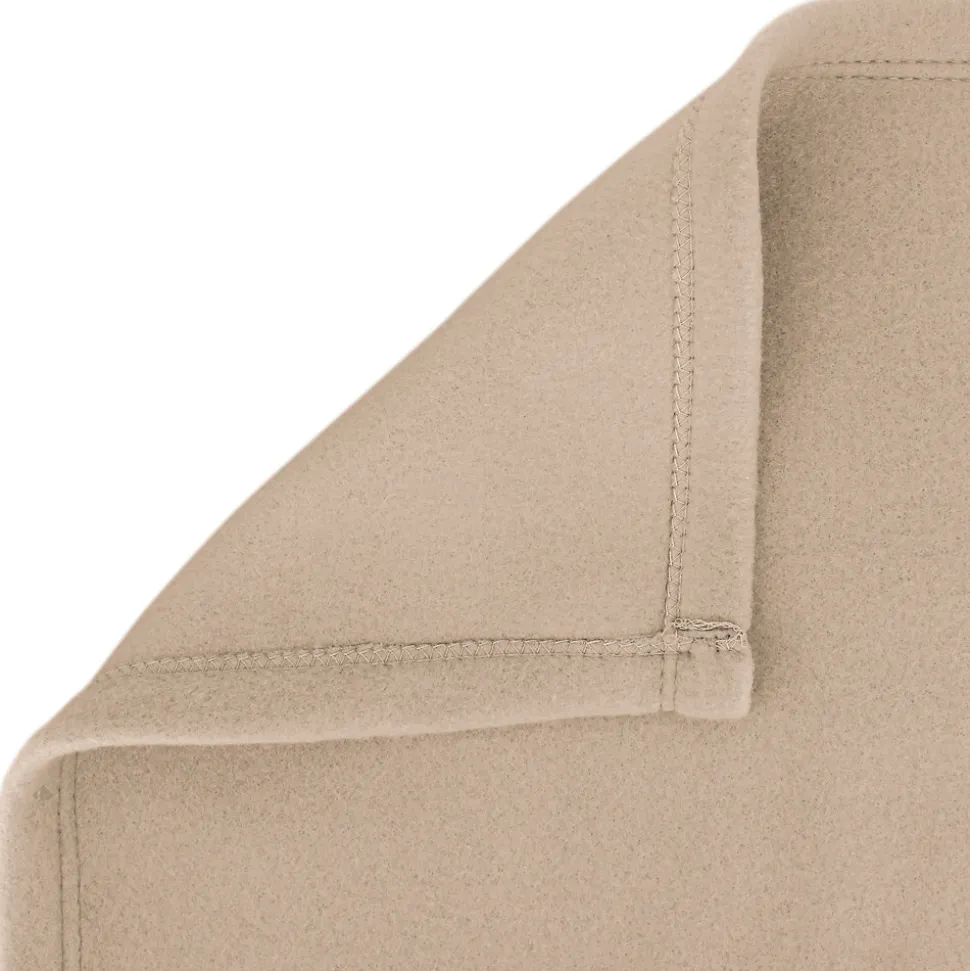 Couverture polaire 240x260 cm Isba Sable 100% Polyester 320g/m2 non-feu