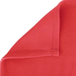 Couverture polaire 180x220 cm Isba Fraise 100% Polyester 320g/m2 non-feu