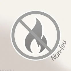 Couverture polaire 180x220 cm Isba Fraise 100% Polyester 320g/m2 non-feu