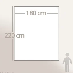 Couverture polaire 180x220 cm Isba marron Chocolat 100% Polyester 320g/m2 non-feu