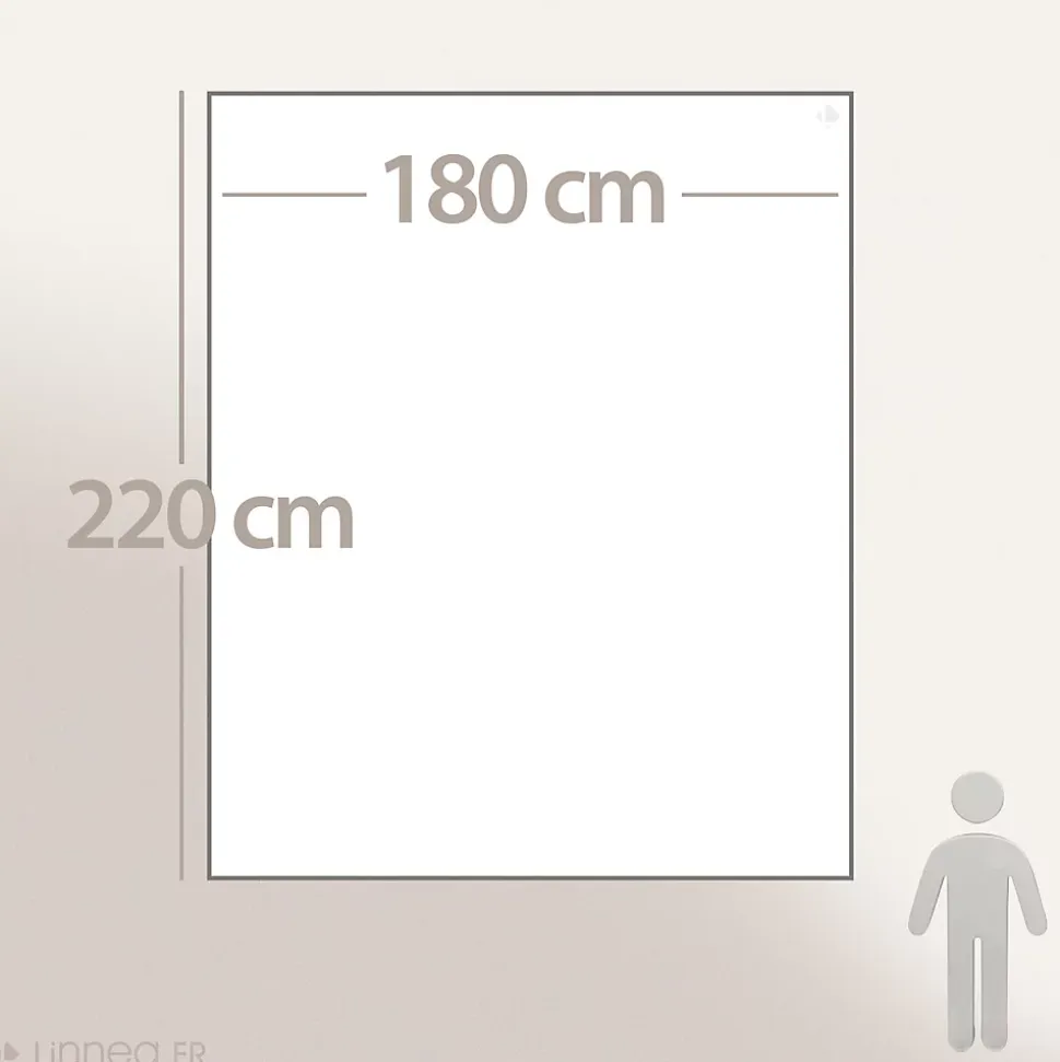 Couverture polaire 180x220 cm Isba marron Chocolat 100% Polyester 320g/m2 non-feu