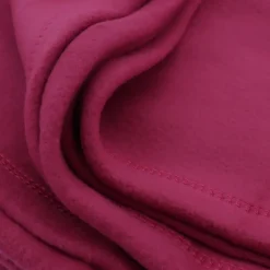 Couverture polaire 240x260 cm Isba violet Prune 100% Polyester 320g/m2 non-feu