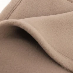 Couverture polaire 220x240 cm Isba marron Taupe 100% Polyester 320g/m2 non-feu