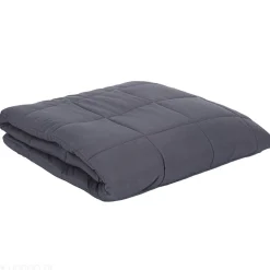 Couverture pondérée en polyester 7kg 150x200 cm LAVISH grise