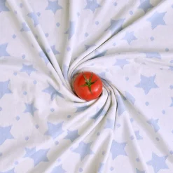 Couverture réversible en coton bio Gots ÉTOILES