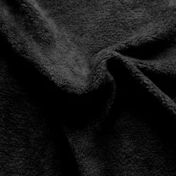 Couverture unie en molleton (180x220 cm - Noir)