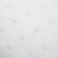 Couvre lit boutis réversible 260x240 avec 2 taies coloris naturel