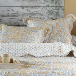 Couvre lit boutis réversible 240x220 avec 2 taies NERYA