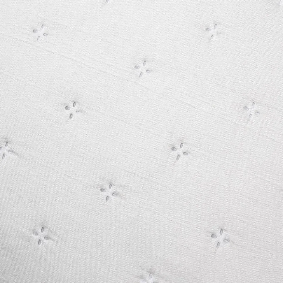 Couvre lit boutis réversible 240x220 avec 2 taies coloris naturel