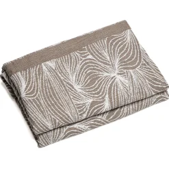 Couvre lit collection EMI pur coton 500 g/m² 260x240 cm marron praline