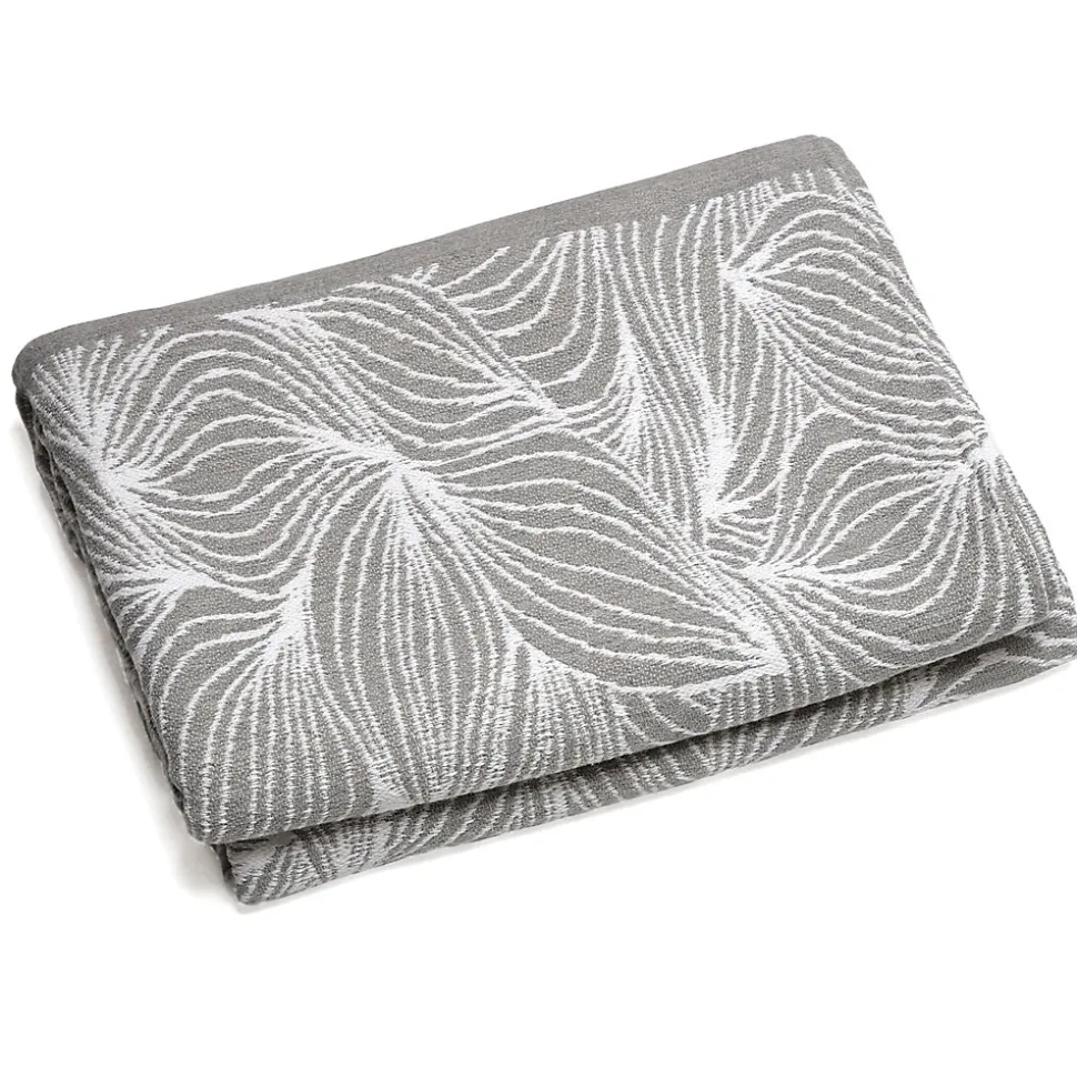 Couvre lit collection EMI pur coton 500 g/m² 180x240 cm gris sésame