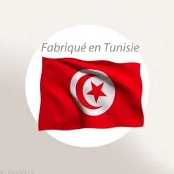 Couvre lit collection EMI pur coton 500 g/m² 180x240 cm gris sésame