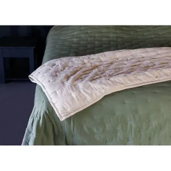 Couvre lit matelassé microfibre lavée "Céleste" toutes dimensions Vent du sud - Céleste Gold - 220 x 240 cm pour lit 2 places