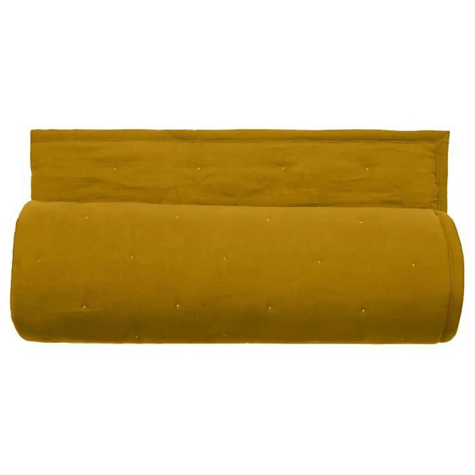 Couvre lit matelassé microfibre lavée "Céleste" toutes dimensions Vent du sud - Céleste Gold - 180 x 240 cm pour lit 1 place