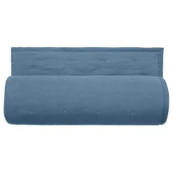 Couvre lit matelassé microfibre lavée "Céleste" toutes dimensions Vent du sud - Céleste Bleu Métal - 240 x 260 cm pour lit "King S