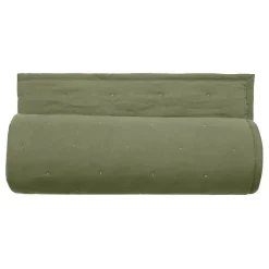 Couvre lit matelassé microfibre lavée "Céleste" toutes dimensions Vent du sud - Céleste Sauge - 220 x 240 cm pour lit 2 places
