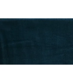 Couvre lit velours gaufré - 240x260cm - Bleu marine