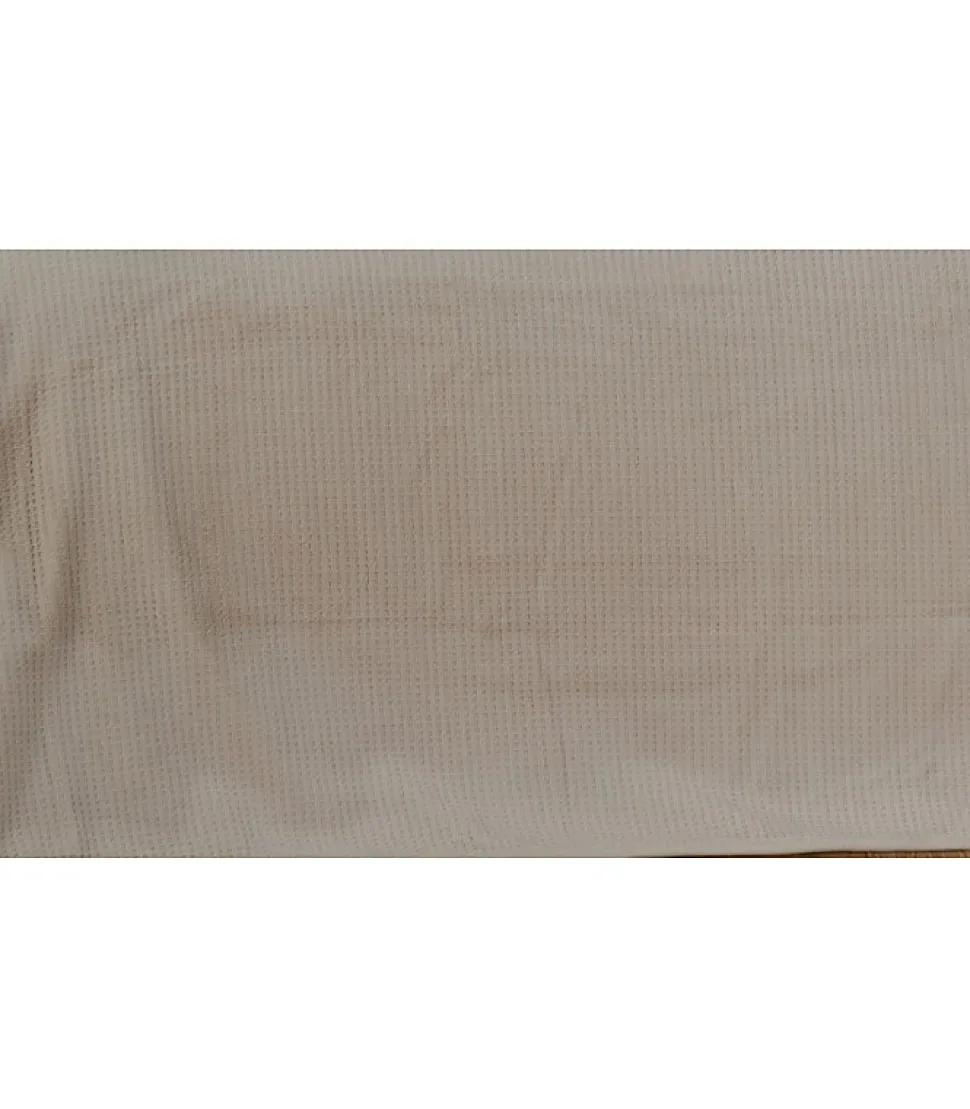 Couvre lit velours gaufré - 240x260cm - Ivoire