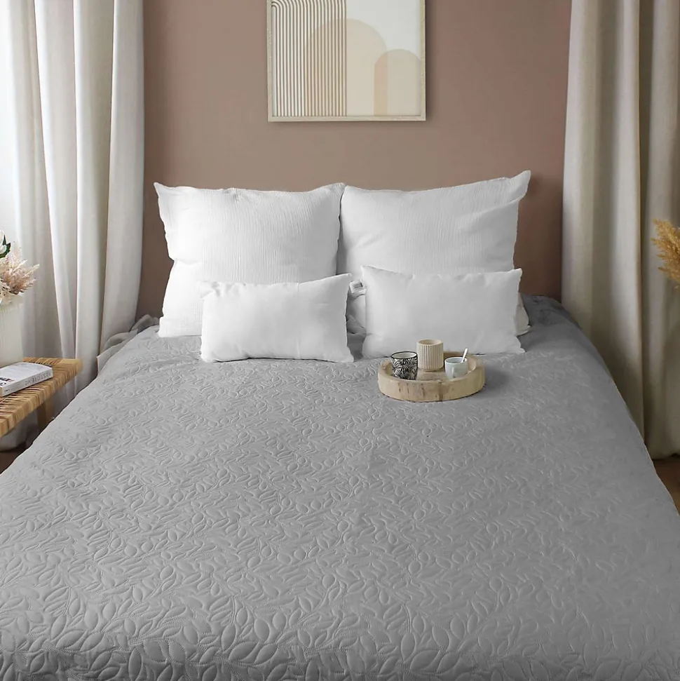 Couvre-lit à dessin floral - 240 x 220 cm