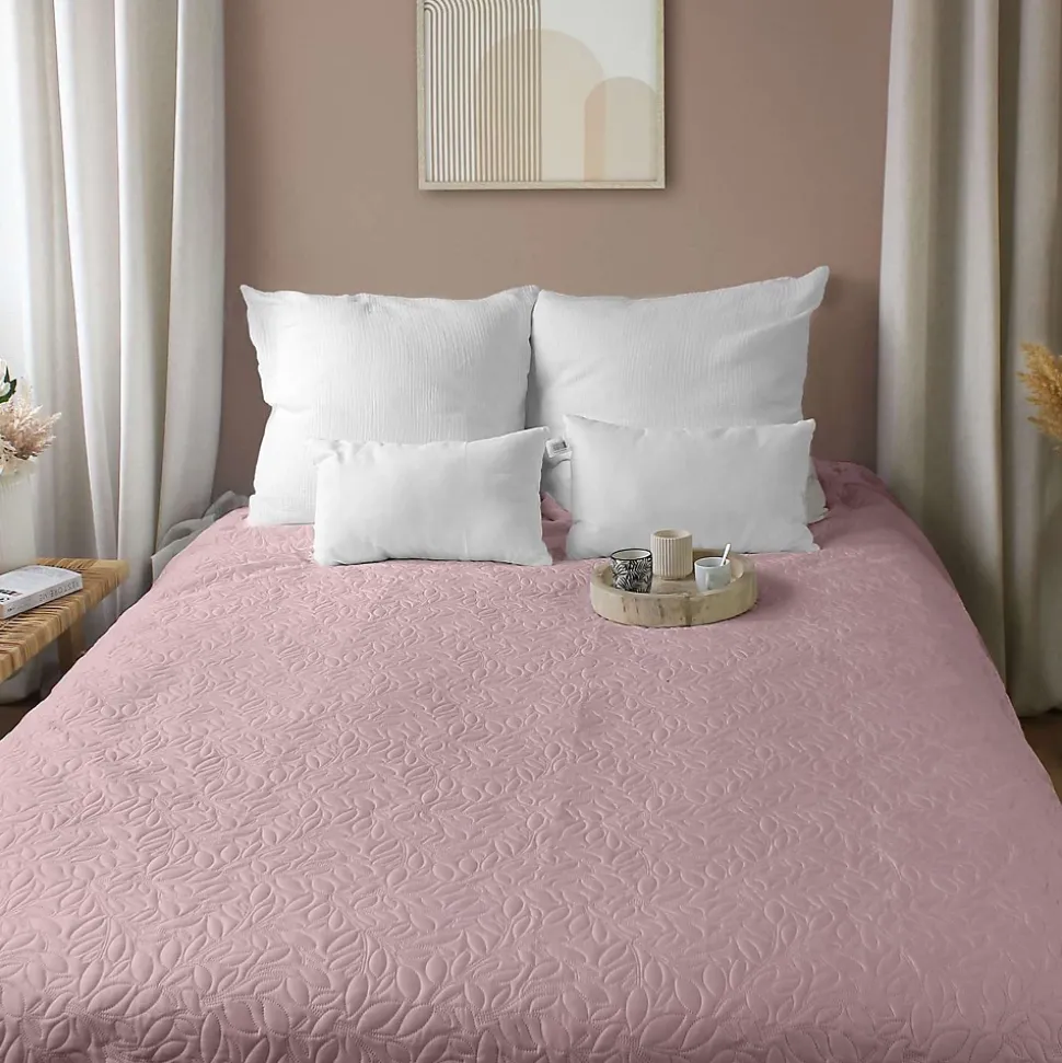 Couvre-lit à dessin floral - 240 x 220 cm