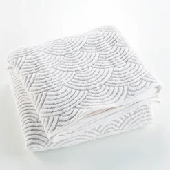 Couvre-lit 2 personnes matelassé 220x240 + 2 housses de coussins