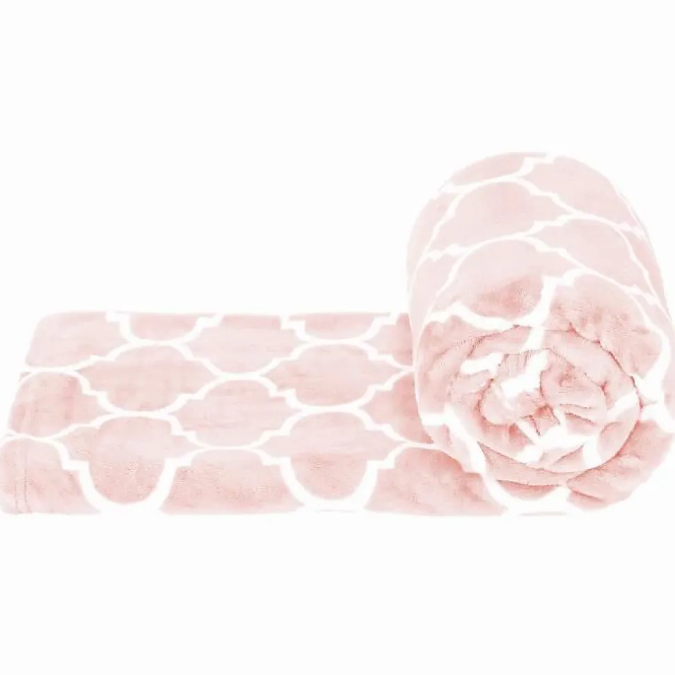 Couvre-lit - SPRINGOS - Trèfle marocain - 200x220 cm - Polyester - Doux et chaud