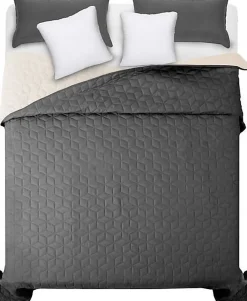 COUVRE-LIT TUTUMI DIAMANTE 200X220 GREY