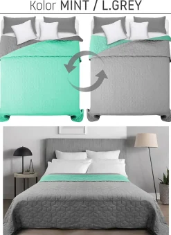 COUVRE-LIT TUTUMI DIAMANTE 220X240 MINT