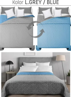 COUVRE-LIT TUTUMI DIAMANTE 200X240 BLUE