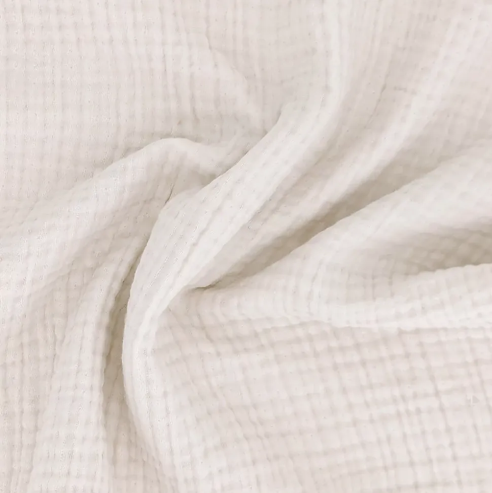 Couvre-lit 150x200 cm coton collection PAROS beige ficelle