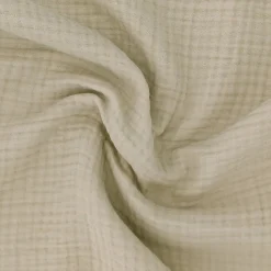 Couvre-lit 260x240 cm coton collection PAROS beige chanvre