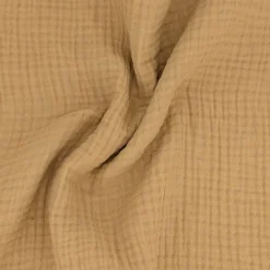 Couvre-lit 150x200 cm coton collection PAROS marron houblon