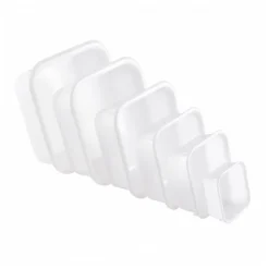 Cuvette alimentaire carrée emboitable 7 L - blanc
