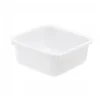 Cuvette alimentaire carrée emboitable 3 L - blanc