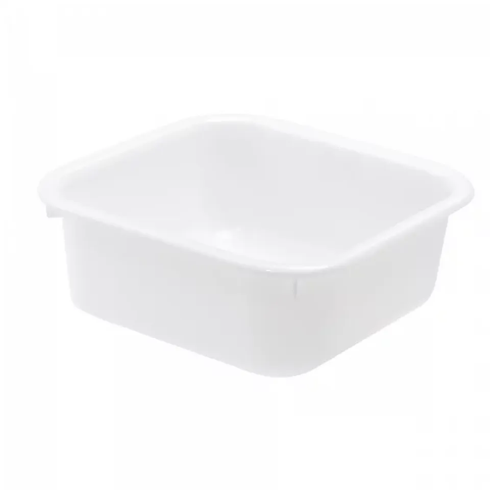 Cuvette alimentaire carrée emboitable 10 L - blanc