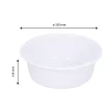 Cuvette alimentaire ronde emboitable 7,5 L - blanc