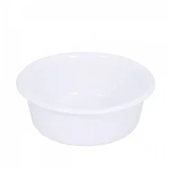 Cuvette alimentaire ronde emboitable 7,5 L - blanc