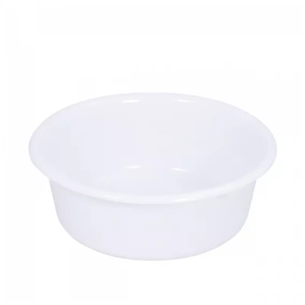 Cuvette alimentaire ronde emboitable 7,5 L - blanc