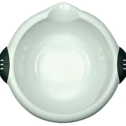 Cuvette ronde bimatière - 6 L - blanc