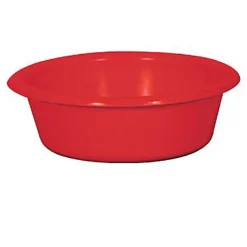 Cuvette ronde rouge 6,5L Ø36 x H. 12 cm