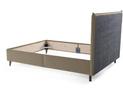 Dali - cadre de lit - 160x200 - en velours - Best Mobilier