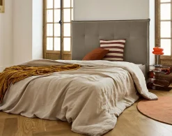 Dali - cadre de lit - 160x200 - en velours - Best Mobilier