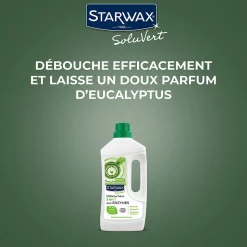 Déboucheur 3 en 1 aux enzymes SoluVert Starwax 1L