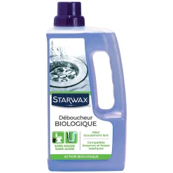 Déboucheur biologique Starwax 1L sans acide sans soude
