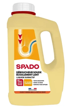 Déboucheur liquide cuisine et salle de bain Spado 1L