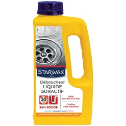 Déboucheur liquide de soude suractif Starwax 1L