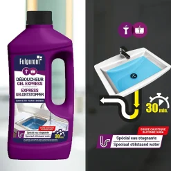 Déboucheur soude gel fulgurant Stopy 900ml