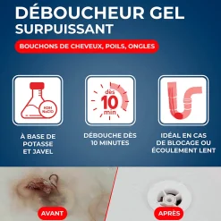 Déboucheur spécial cheveux Starwax 900ml